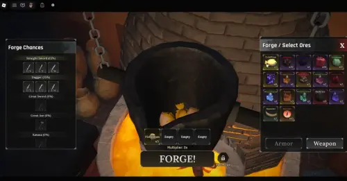 Лаки блоки в The Forge (Ковка): где найти и что с них падает